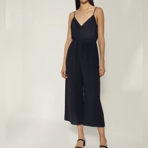 NWT Wilfred Aritzia Romper Jumpsuit Melodie Black Size Small